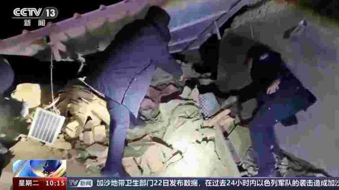 Xinjiang Terguncang Gempa Puluhan Orang Luka luka